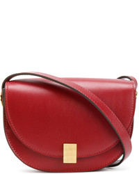 Женская красная кожаная сумка от Victoria Beckham