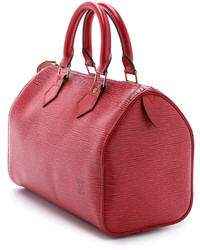 Женская красная кожаная сумка от Louis Vuitton