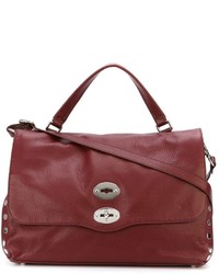 Женская красная кожаная сумка от Zanellato