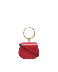 Красная кожаная сумочка от Chloé