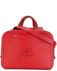 Красная кожаная сумочка от Courreges