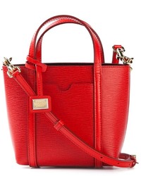 Красная кожаная сумочка от Dolce & Gabbana