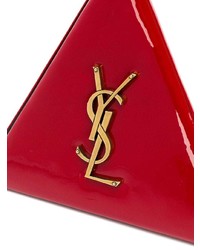 Красная кожаная сумочка от Saint Laurent