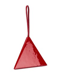 Красная кожаная сумочка от Saint Laurent