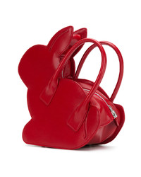 Красная кожаная сумочка от Comme Des Garçons Girl