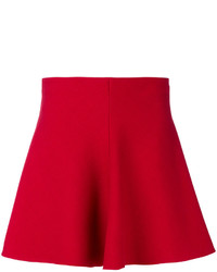 Красная короткая юбка-солнце от RED Valentino