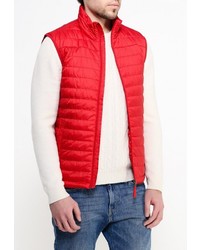 Мужская красная куртка без рукавов от Baon