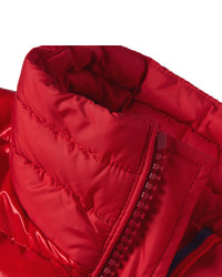 Мужская красная куртка без рукавов от Moncler