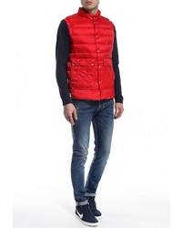 Мужская красная куртка без рукавов от Odri