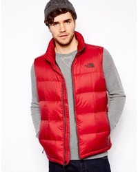Мужская красная куртка без рукавов от The North Face