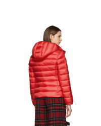 Женская красная куртка-пуховик от Moncler Genius