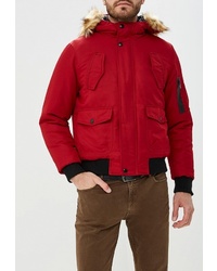 Мужская красная куртка-пуховик от Aarhon