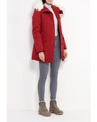 Женская красная куртка-пуховик от Adrixx