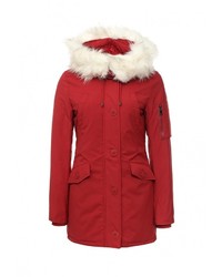 Женская красная куртка-пуховик от Adrixx