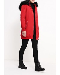 Женская красная куртка-пуховик от B.Style