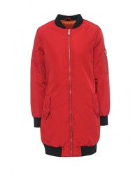 Женская красная куртка-пуховик от B.Style