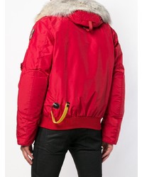 Мужская красная куртка-пуховик от Parajumpers