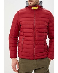 Мужская красная куртка-пуховик от Bruebeck
