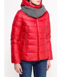 Женская красная куртка-пуховик от Clasna