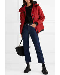 Женская красная куртка-пуховик от Canada Goose