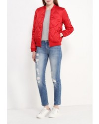 Женская красная куртка-пуховик от Dorothy Perkins