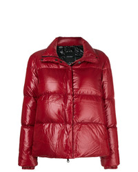Женская красная куртка-пуховик от Duvetica