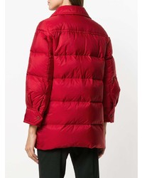 Женская красная куртка-пуховик от Prada