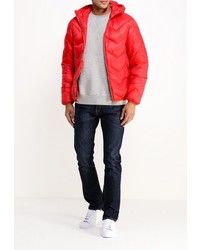 Мужская красная куртка-пуховик от FIVE seasons