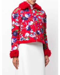 Женская красная куртка-пуховик от Kenzo