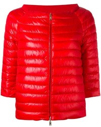 Женская красная куртка-пуховик от Herno