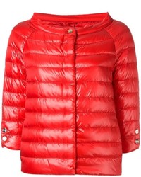 Женская красная куртка-пуховик от Herno