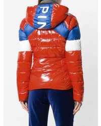 Женская красная куртка-пуховик от Pinko