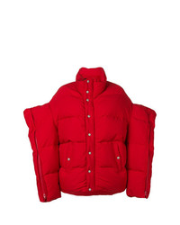 Женская красная куртка-пуховик от Junya Watanabe