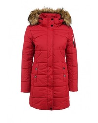 Женская красная куртка-пуховик от Luhta
