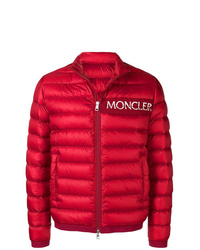 Мужская красная куртка-пуховик от Moncler