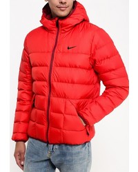 Мужская красная куртка-пуховик от Nike