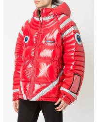 Мужская красная куртка-пуховик от Undercover