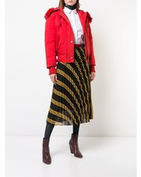 Женская красная куртка-пуховик от Kenzo
