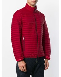 Мужская красная куртка-пуховик от Emporio Armani