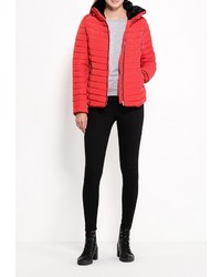 Женская красная куртка-пуховик от QED London