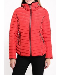 Женская красная куртка-пуховик от QED London