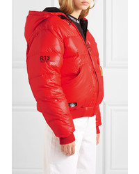 Женская красная куртка-пуховик от Brumal