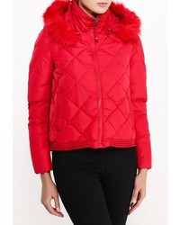 Женская красная куртка-пуховик от Rinascimento