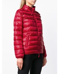 Женская красная куртка-пуховик от Twin-Set