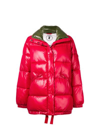Женская красная куртка-пуховик от Save The Duck