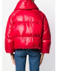 Женская красная куртка-пуховик от Hache