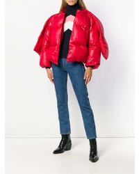 Женская красная куртка-пуховик от Hache