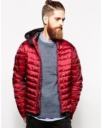 Мужская красная куртка-пуховик от Scotch & Soda