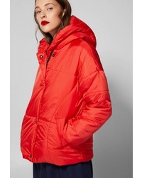 Женская красная куртка-пуховик от SPRINGFIELD