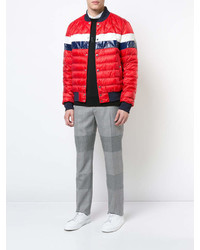 Мужская красная куртка-пуховик от Moncler